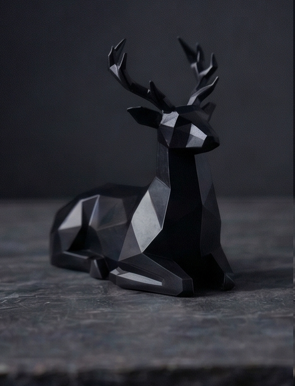 Statueta minimalista cerb