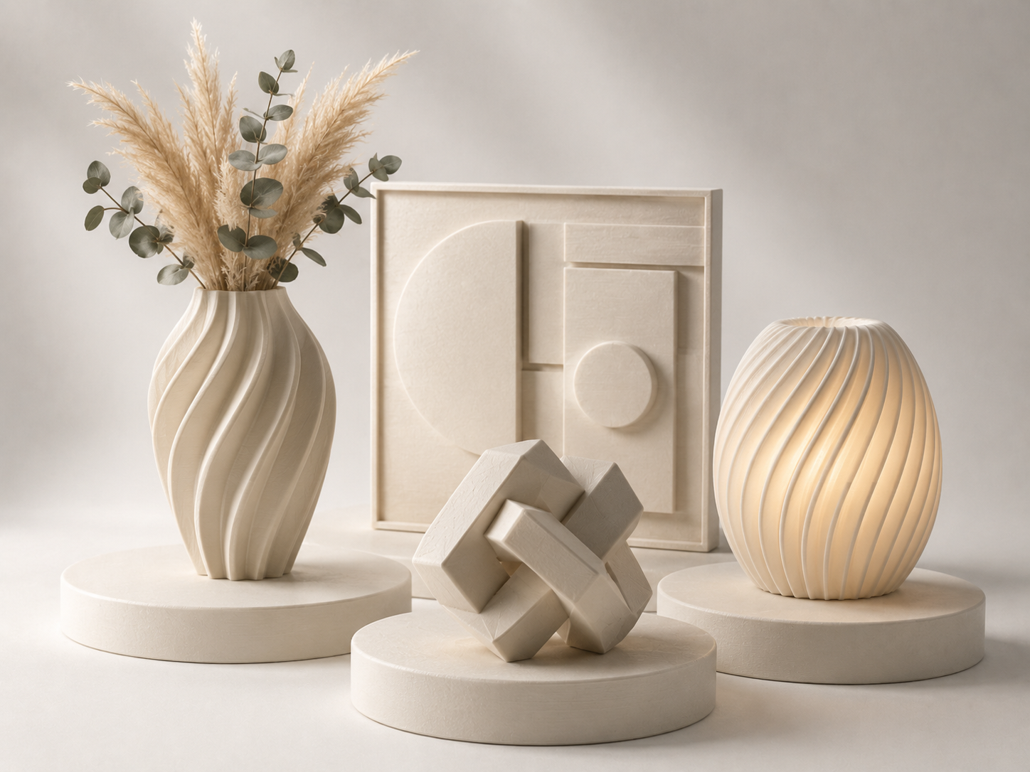 Obiecte decorative 3D pentru casă, studio sau birou