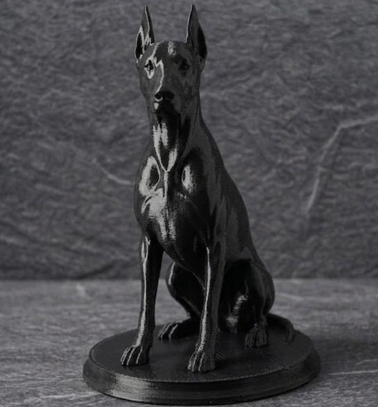 Bust Doberman