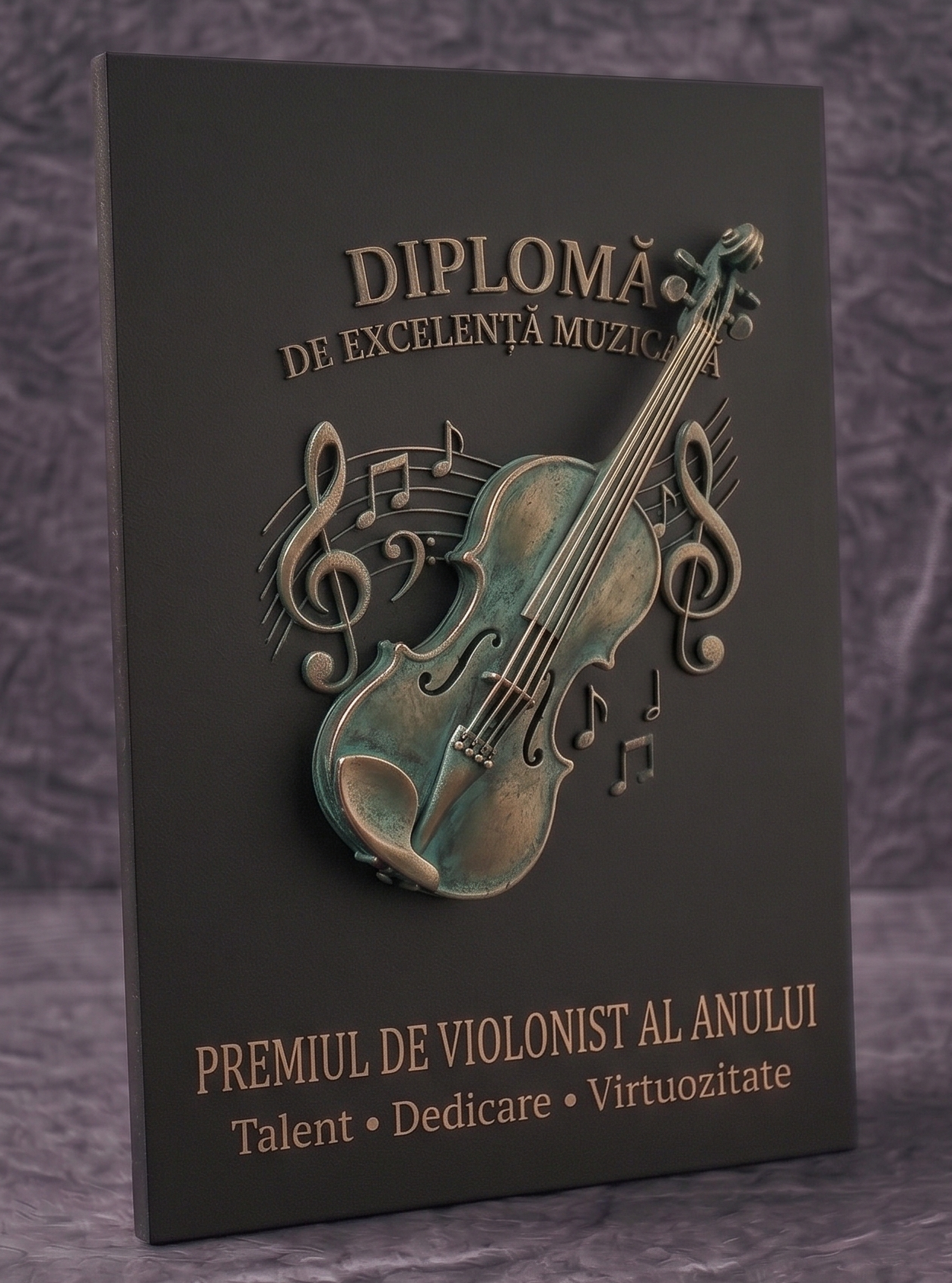 Diploma 3D concurs vioara