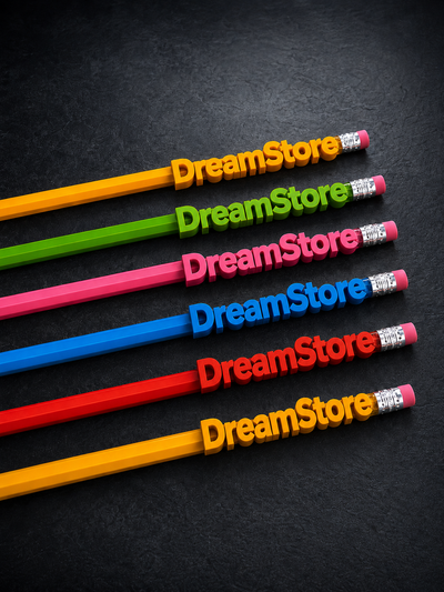 Accessoriu nume pentru creioane (set 5 bucati)