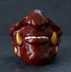 Masca ONI (pictata manual)